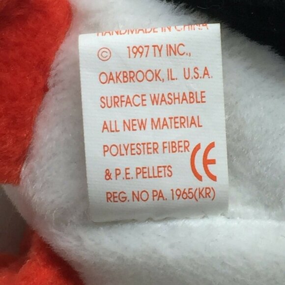 Ty Beanie Baby Puffer Puffin Plush Stuffed Animal Retired W Tag November 3 1997 - Picture 7 of 10